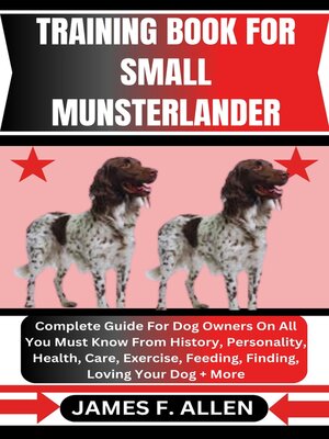 cover image of TRAINING BOOK FOR SMALL MUNSTERLANDER